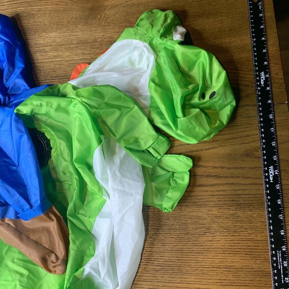Super Mario Bros Yoshi Inflatable Child Costume Size 6+ Green